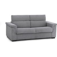 2-Sitzer Schlafsofa Tenna, Schlafsofa fürs Wohnzimmer, gepolstert, abnehmbar, 100 % Made in Italy-Qualität, 185x95 h100 cm, Grau - Dmora 2-Sitzer Schlafsofa Tenna, Schlafsofa fürs Wohnzimmer, gepolstert, abnehmbar, 100 % Made in Italy-Qualität, 185x95 h100 cm, Grau - Dmora von DMORA