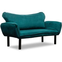 2-Sitzer SchlafsofaAquilonis, Verwandelbares Sofa, Lineare Stoffstruktur, Schlafsessel mit Stauraum, 140x65 h70 cm, Hellblau - Dmora 2-Sitzer SchlafsofaAquilonis, Verwandelbares Sofa, Lineare Stoffstruktur, Schlafsessel mit Stauraum, 140x65 h70 cm, Hellblau - Dmora von DMORA