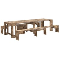 Bank Quedan, Set mit 2 Sitzgelegenheiten für den Esstisch, ausziehbare Bänke, 290x25x45 cm, Ahorn - Dmora Bank Quedan, Set mit 2 Sitzgelegenheiten für den Esstisch, ausziehbare Bänke, 290x25x45 cm, Ahorn - Dmora von DMORA