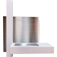 Bioethanol-Kamin Dspeggiori, Ökologischer Kamin, Rauchfreies Feuer, Heizung mit Ethanol, Made in Italy, 65x23 h75 cm, Weiß - Dmora von DMORA