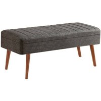 Dmora - Bank Dcart, Mehrzweckbank, Gastplatz, Balkonbank mit mehreren Positionen, 90x39h40 cm, Walnuss und Anthrazit Dmora - Bank Dcart, Mehrzweckbank, Gastplatz, Balkonbank mit mehreren Positionen, 90x39h40 cm, Walnuss und Anthrazit von DMORA