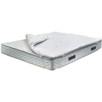 Talamo Italia Doppel-Topper Schütze, Auflagenset mit Kissen, Topper aus Memory Foam, hypoallergen und atmungsaktiv, 100 % Made in Italy, cm 140x200xh5 von DMORA