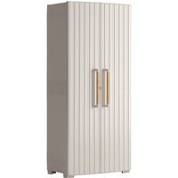 Dmora - Gartenschrank Ronago, Gartenmöbel, Mehrzweck-Gartenschrank, Container für Balkon oder Garage, Made in Italy, 80x45 h180 cm, Sand Dmora - Gartenschrank Ronago, Gartenmöbel, Mehrzweck-Gartenschrank, Container für Balkon oder Garage, Made in Italy, 80x45 h180 cm, Sand von DMORA