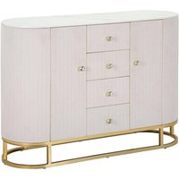 Dmora - Kommode Bivongi, Wohnzimmerbuffet, Wohnzimmer-Sideboard, Moderne Küchen-Speisekammer, 120x40 h85 cm, Creme und Weiß Dmora - Kommode Bivongi, Wohnzimmerbuffet, Wohnzimmer-Sideboard, Moderne Küchen-Speisekammer, 120x40 h85 cm, Creme und Weiß von DMORA