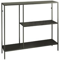 Dmora - Konsolentisch Noto, Tisch, Eingangskonsole, Regal, 80x30 h80 cm, Schiefer Dmora - Konsolentisch Noto, Tisch, Eingangskonsole, Regal, 80x30 h80 cm, Schiefer von DMORA