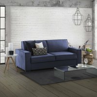 Dmora - Schlafsofa Dekuba, 2-Sitzer-Sofa, 100% Made in Italy, Wohnzimmersofa mit drehbarer Öffnung, aus gepolstertem Stoff, mit Standard-Armlehnen, von DMORA