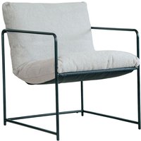 Dmora - Sessel Poplar, Sessel mit Bouclé-Stoff bezogen, gepolsterter Stuhl, Sitz mit Metallarmlehnen, 61x67h75 cm, Grau Dmora - Sessel Poplar, Sessel mit Bouclé-Stoff bezogen, gepolsterter Stuhl, Sitz mit Metallarmlehnen, 61x67h75 cm, Grau von DMORA