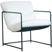 Dmora - Sessel Poplar, Sessel mit Bouclé-Stoff bezogen, gepolsterter Stuhl, Sitz mit Metallarmlehnen, 61x67h75 cm, Weiß, mit verstärkter Verpackung Dmora - Sessel Poplar, Sessel mit Bouclé-Stoff bezogen, gepolsterter Stuhl, Sitz mit Metallarmlehnen, 61x67h75 cm, Weiß, mit verstärkter Verpackung von DMORA