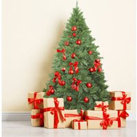 Weihnachtsbaum Innsbruck, extra dicker Kunstbaum, Baum in echter PVC-Optik, 431 Äste, Höhe 120 cm - Dmora von DMORA