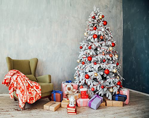 Dmora Weihnachtsbaum "Maria", Höhe 270 cm, Weiß getüncht, Extrafolto, 1812 Äste, 150x150x270 cm von Dmora