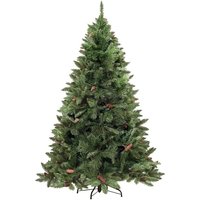 Dmora - Weihnachtsbaum Vienna, extra dicker Kunstbaum, echter PVC-Effektbaum mit Tannenzapfen inklusive, 668 Äste, Höhe 180 cm Dmora - Weihnachtsbaum Vienna, extra dicker Kunstbaum, echter PVC-Effektbaum mit Tannenzapfen inklusive, 668 Äste, Höhe 180 cm von DMORA