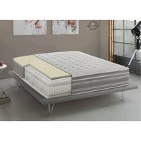 Dmora - Einzelmatratze Dmili, Orthopädisch aus Memory-Schaum und Mikrofedern mit Taschen, 100% Made in Italy, Anti-Milbe und hypoallergen, Cm 80x190 von TALAMO ITALIA