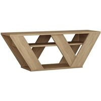 Dmora - Fernsehschrank Dpellegr, Ständer für Wohnzimmerfernseher, Niedriges Wohnzimmer-Sideboard, TV-Ständerbasis, 110x30h40 cm, Eiche Dmora - Fernsehschrank Dpellegr, Ständer für Wohnzimmerfernseher, Niedriges Wohnzimmer-Sideboard, TV-Ständerbasis, 110x30h40 cm, Eiche von DMORA