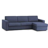 Festes Sofa Dcapon, Ecksofa, 100% Made in Italy, Sofa-Wohnzimmer, mit Wendebehälter Halbinsel, aus gepolstertem Stoff, mit schmalen Armlehnen, Cm Festes Sofa Dcapon, Ecksofa, 100% Made in Italy, Sofa-Wohnzimmer, mit Wendebehälter Halbinsel, aus gepolstertem Stoff, mit schmalen Armlehnen, Cm von DMORA