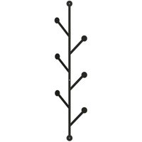 Garderobe/Kleiderbügel Nocturne, Kleiderhalter, Wand-Kleiderständer-Struktur, Wandgarderobe, 22x5h94 cm, Schwarz, mit verstärkter Verpackung - Dmora Garderobe/Kleiderbügel Nocturne, Kleiderhalter, Wand-Kleiderständer-Struktur, Wandgarderobe, 22x5h94 cm, Schwarz, mit verstärkter Verpackung - Dmora von DMORA