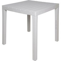 Gartentisch Dmurill, Quadratischer Gartentisch, feststehender Tisch für den Innen- und Außenbereich, 100 % Made in Italy, 100 % Made in Italy, von DMORA