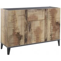 Kommode Giorgio, Küchen-Sideboard mit 3 Türen und 1 Schublade, Wohnzimmer-Buffet, Küchen-Sideboard, 100 % Made in Italy, 120 x 40 x 82 cm, Schiefer Kommode Giorgio, Küchen-Sideboard mit 3 Türen und 1 Schublade, Wohnzimmer-Buffet, Küchen-Sideboard, 100 % Made in Italy, 120 x 40 x 82 cm, Schiefer von DMORA