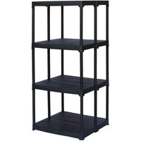 Mehrzweckregal mit 2 Regalböden mit doppelter Kapazität aus Polypropylen, Regal für den Innen- oder Außenbereich, 100 % Made in Italy, 60 x 59, 133 Mehrzweckregal mit 2 Regalböden mit doppelter Kapazität aus Polypropylen, Regal für den Innen- oder Außenbereich, 100 % Made in Italy, 60 x 59, 133 von DMORA