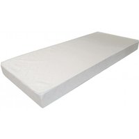 Orthopädische Matratze für Einzelbett aus Polyurethanschaum und Baumwollbezug, weiße Farbe, 190 x 16 x 80 cm. - Dmora von DMORA