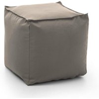 Puff Dabbey, Multifunktionshocker, 100% Made in Italy, Relaxsessel aus gepolstertem Stoff, Cm 45x45h45, Turteltaube - Dmora Puff Dabbey, Multifunktionshocker, 100% Made in Italy, Relaxsessel aus gepolstertem Stoff, Cm 45x45h45, Turteltaube - Dmora von DMORA