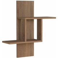 Regal Dmatej, Gestell, Wandregal, Mehrzweckregale, 64x20h70 cm, Eiche - Dmora von DMORA