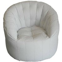 Talamo Italia - Runder gepolsterter Sessel, weiße Farbe, Maße 80 x 80 x 80 cm Talamo Italia - Runder gepolsterter Sessel, weiße Farbe, Maße 80 x 80 x 80 cm von TALAMO ITALIA