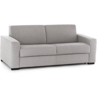 Schlafsofa Dababo, 2-Sitzer-Sofa, 100% Made in Italy, Wohnzimmersofa mit drehbarer Öffnung, aus gepolstertem Stoff, mit schmalen Armlehnen, Cm von DMORA