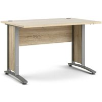 Schreibtisch, Eichenfarbe, 120 x 74,5 x 80 cm - Dmora Schreibtisch, Eichenfarbe, 120 x 74,5 x 80 cm - Dmora von DMORA