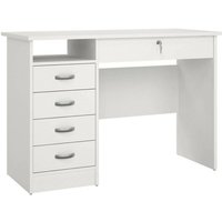 Schreibtisch Amor, 3 Schubladen, 48,5x109,3x75,6h cm Weiß Schreibtisch Amor, 3 Schubladen, 48,5x109,3x75,6h cm Weiß von DMORA