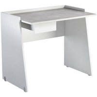Schreibtisch Calendula, Moderner Schreibtisch mit Schublade, Studier - oder Bürotisch für pc - Buchhalter, 100% Made in Italy, Cm 90x60h80, Weiß und von DMORA