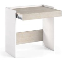 Schreibtisch Dbeltrá, Moderner Schreibtisch mit Schublade, Studier - oder Bürotisch für pc - Buchhalter, 100% Made in Italy, 80x40h79 cm, Weiß und Schreibtisch Dbeltrá, Moderner Schreibtisch mit Schublade, Studier - oder Bürotisch für pc - Buchhalter, 100% Made in Italy, 80x40h79 cm, Weiß und von DMORA
