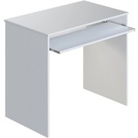 Schreibtisch Dcapezz, Schreibtisch mit Regal, PC-Halter Arbeitstisch für Büro oder Schlafzimmer, Schreibtisch, 90x54h79 cm, Weiß - Dmora Schreibtisch Dcapezz, Schreibtisch mit Regal, PC-Halter Arbeitstisch für Büro oder Schlafzimmer, Schreibtisch, 90x54h79 cm, Weiß - Dmora von DMORA
