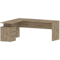 Schreibtisch Dguarin, Eckschreibtisch mit PC-Halterung, Mehrzweck-Bürotisch, platzsparender Schreibtisch mit mehreren Positionen, 100 % Made in Schreibtisch Dguarin, Eckschreibtisch mit PC-Halterung, Mehrzweck-Bürotisch, platzsparender Schreibtisch mit mehreren Positionen, 100 % Made in von DMORA