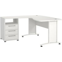 Schreibtisch Estong, Mehrzweckschreibtisch, Bürotisch für pc, Eckschreibtisch, 159x150 h75 cm, Weiß - Dmora Schreibtisch Estong, Mehrzweckschreibtisch, Bürotisch für pc, Eckschreibtisch, 159x150 h75 cm, Weiß - Dmora von DMORA
