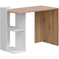 Schreibtisch Tucson, Umschaltbarer Multipositions-Schreibtisch, Arbeits- oder Bürotisch für pc mit Regal und Ablagen, cm 100x52h78, Weiße und Schreibtisch Tucson, Umschaltbarer Multipositions-Schreibtisch, Arbeits- oder Bürotisch für pc mit Regal und Ablagen, cm 100x52h78, Weiße und von DMORA