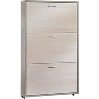 Schuhregal Iris, Mehrzweck - Eingangsmöbel mit 3 Klapptüren, Moderner Schuhschrank, 100% Made in Italy, Cm 67x18h112, Lärche - Dmora Schuhregal Iris, Mehrzweck - Eingangsmöbel mit 3 Klapptüren, Moderner Schuhschrank, 100% Made in Italy, Cm 67x18h112, Lärche - Dmora von DMORA