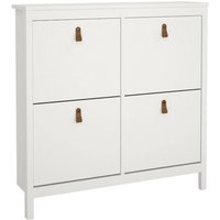 Schuhschrank Actinidia, Schuhregal, Mehrzweck-Eingangsgarderobe, Möbel für Schuhe, 103x25 h103 cm, Weiß - Dmora Schuhschrank Actinidia, Schuhregal, Mehrzweck-Eingangsgarderobe, Möbel für Schuhe, 103x25 h103 cm, Weiß - Dmora von DMORA