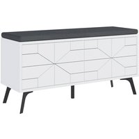 Schuhschrank Majoris, Schuhregal, Mehrzweck-Eingangsgarderobe, Möbel für Schuhe, 107x35 h55 cm, Weiß - Dmora Schuhschrank Majoris, Schuhregal, Mehrzweck-Eingangsgarderobe, Möbel für Schuhe, 107x35 h55 cm, Weiß - Dmora von DMORA