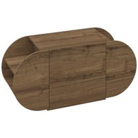 Schuhschrank Okeanos, Schuhregal, Mehrzweck-Eingangsgarderobe, Möbel für Schuhe, 110x40 h50 cm, Eiche - Dmora Schuhschrank Okeanos, Schuhregal, Mehrzweck-Eingangsgarderobe, Möbel für Schuhe, 110x40 h50 cm, Eiche - Dmora von DMORA