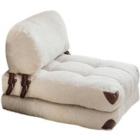 Sessel Dysnomia, Gepolsterter Sitz, Einzelsofa im Wohnzimmer, Stuhl mit Armlehnen, 80x60 h70 cm, Creme - Dmora Sessel Dysnomia, Gepolsterter Sitz, Einzelsofa im Wohnzimmer, Stuhl mit Armlehnen, 80x60 h70 cm, Creme - Dmora von DMORA