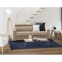 Schlafsofa Daara, 3-Sitzer-Sofa, 100% Made in Italy, Wohnzimmersofa mit drehbarer Öffnung, mit verstellbaren Kopfstützen und schlanken Armlehnen, Cm von DMORA