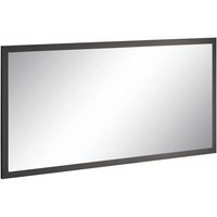 Wandspiegel mit Rahmen, Made in Italy, Badezimmerspiegel, 120x2h60 cm, Farbe Anthrazit glänzend - Dmora Wandspiegel mit Rahmen, Made in Italy, Badezimmerspiegel, 120x2h60 cm, Farbe Anthrazit glänzend - Dmora von DMORA