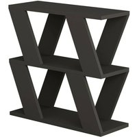 Wohnzimmertisch Thalia, Niedriger Wohnzimmertisch, Kaffeeregal, Couchtisch für Sofa, 60x22h57 cm, Anthrazit, mit verstärkter Verpackung - Dmora von DMORA