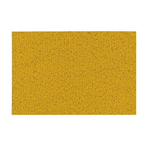 DMORJ PVC-Fußmatte mit senfgelbem Muster: >> 69 x 39 cm, rutschfeste Matten, rutschfest, verschleißfest, langlebig, sicher von DMORJ