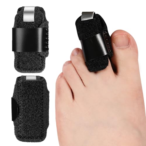 DMPTTT 2 Stück Zehenglätter Hammerzehen Korrektur Zehenschiene zur Ausrichtung und Unterstützung von DMPTTT