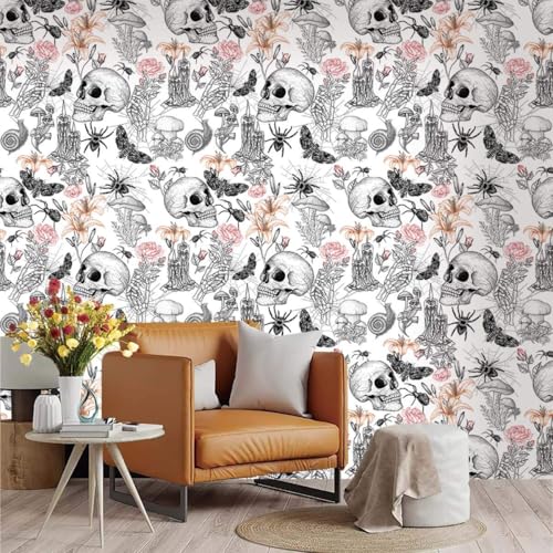 DMRLBYMC Selbstklebend Tapeten pvc Modernes, minimalistisches Mattierte Textur Wanddeko Bildtapete 3d Effekt Wand Dekoration Wohnzimmer Badezimmer Küche 45x200cm. von DMRLBYMC