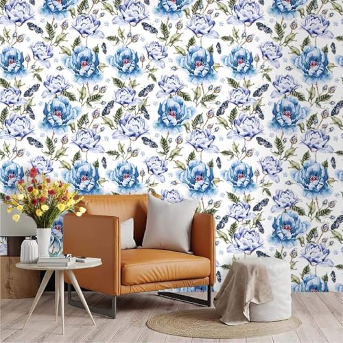 DMRLBYMC Selbstklebend Tapeten pvc Modernes, minimalistisches Mattierte Textur Wanddeko Bildtapete 3d Effekt Wand Dekoration Wohnzimmer Badezimmer Küche 45x300cm. von DMRLBYMC