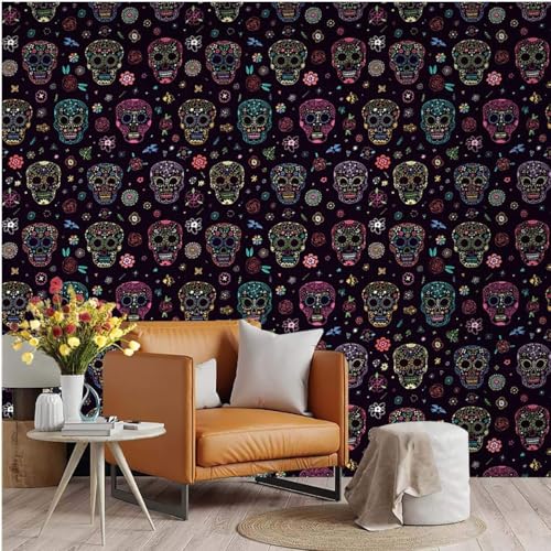 DMRLBYMC Selbstklebend Tapeten pvc Modernes, minimalistisches Mattierte Textur Wanddeko Bildtapete 3d Effekt Wand Dekoration Wohnzimmer Badezimmer Küche 45x300cm. von DMRLBYMC