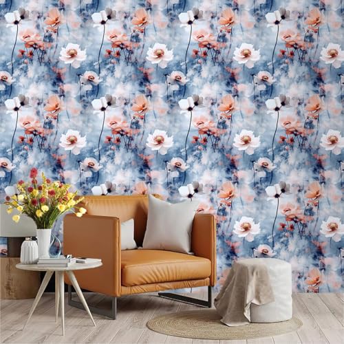 DMRLBYMC Selbstklebend Tapeten pvc Modernes, minimalistisches Mattierte Textur Wanddeko Bildtapete 3d Effekt Wand Dekoration Wohnzimmer Badezimmer Küche 45x300cm. von DMRLBYMC