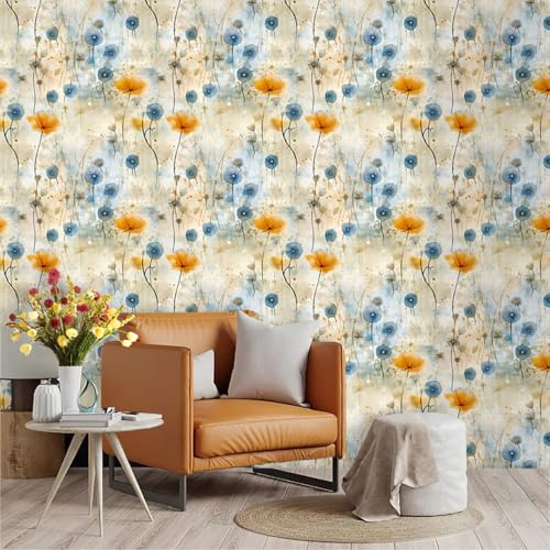 DMRLBYMC Selbstklebend Tapeten pvc Modernes, minimalistisches Mattierte Textur Wanddeko Bildtapete 3d Effekt Wand Dekoration Wohnzimmer Badezimmer Küche 45x300cm. von DMRLBYMC